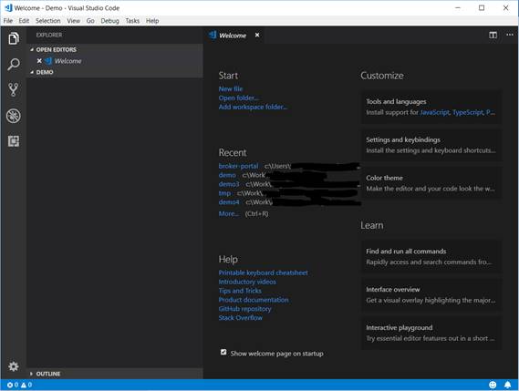 sample angular application